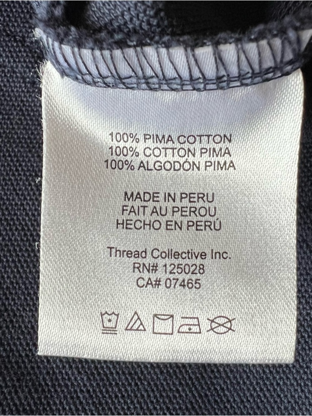 Psycho Bunny Polo Men’s Size L (6) Navy Blue 100% Pima Cotton Preppy Club Golf - Picture 6 of 13